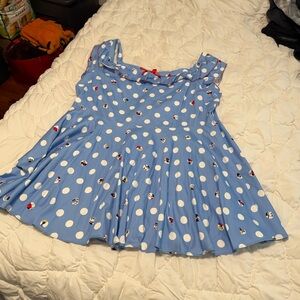 Stitch shoppe by loungefly Disney Minnie Mouse polka dot dress 4X